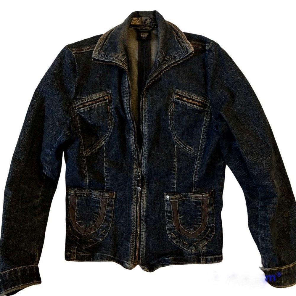 Ladies' Jean Jacket, Dark Wash